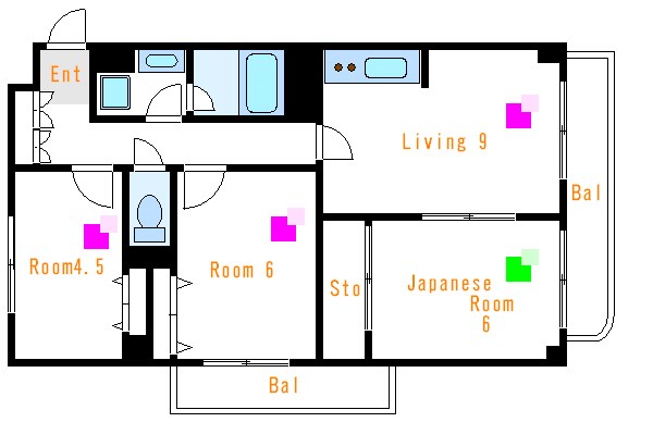 レピドール福田 間取り図