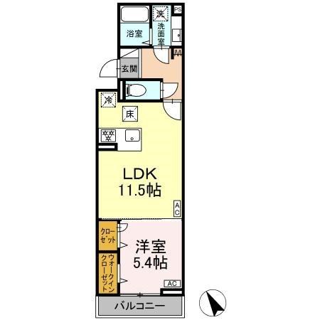 グラナーデ扇Ⅱ 間取り