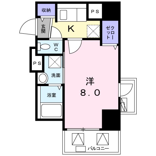 メゾン　ド　ルビアン 間取り