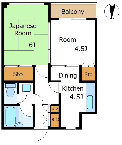 メゾンナカジマ   間取り図