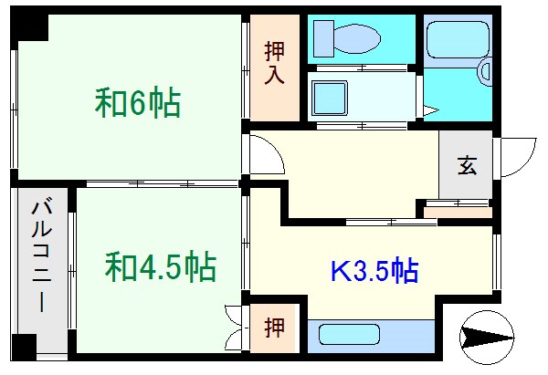 メゾンナカジマ 間取り