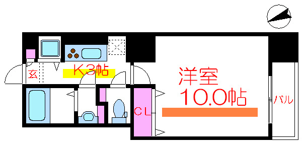 ブロッカート 間取り図