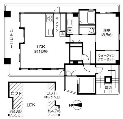 アルカディア 間取り図