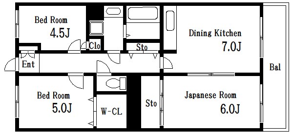 レピドール福田 間取り図