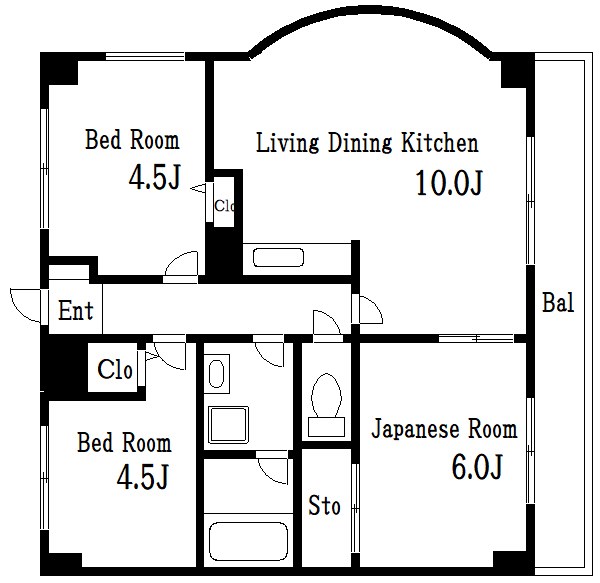 レピドール福田 間取り図