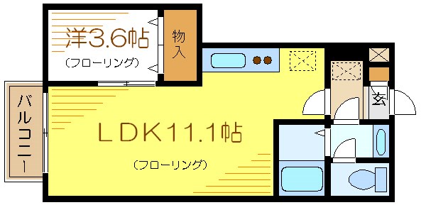 エスポワールＤ棟 間取り図