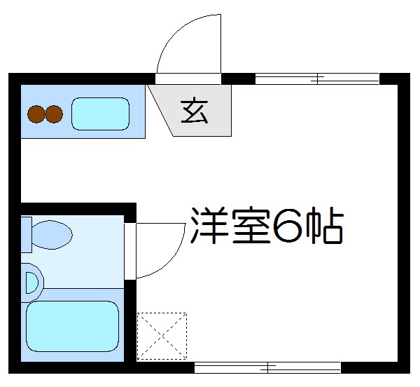 コーポ志賀 間取り図