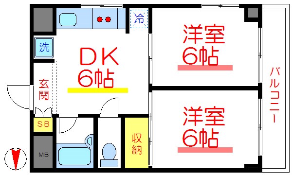 K・Sビル 間取り図