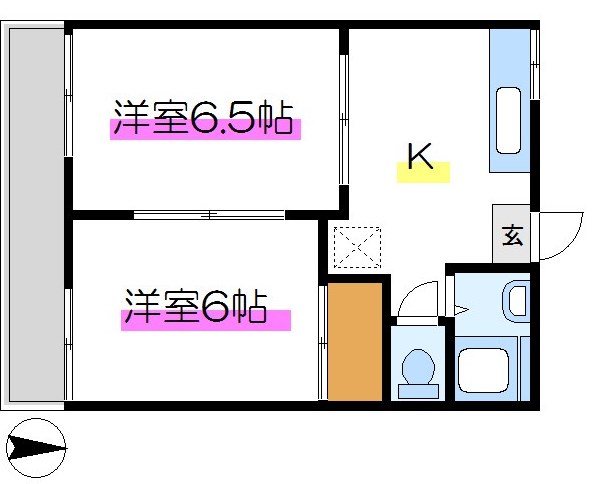 セントラルハウス 間取り図