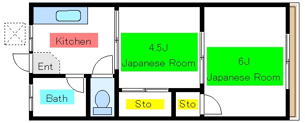 美幸荘 間取り図