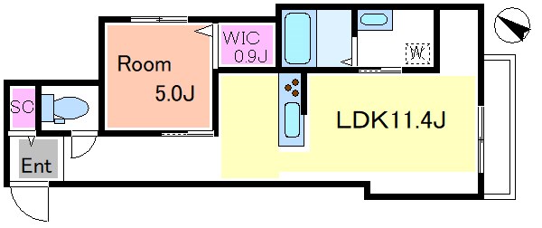 メゾン二神 間取り図