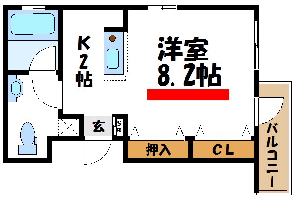 メゾンドフルール 間取り図