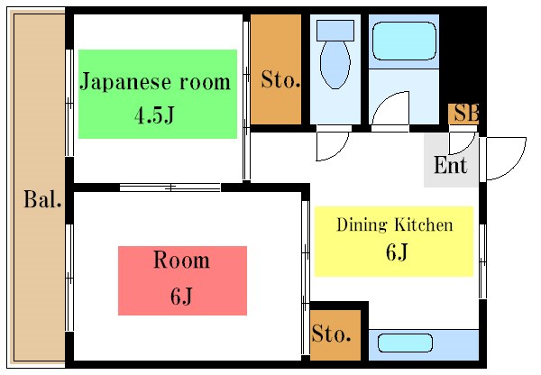 マンション吉岡第３ 間取り