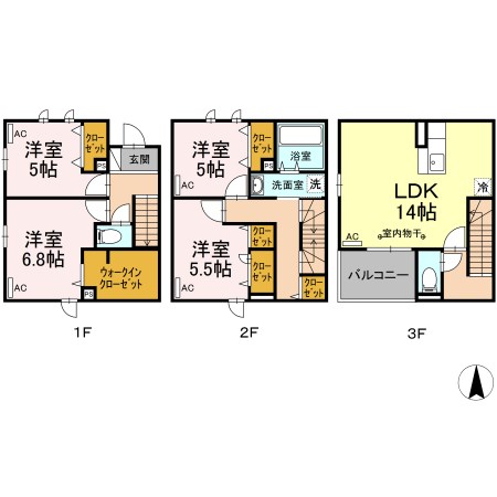 Casa Primavera 間取り図