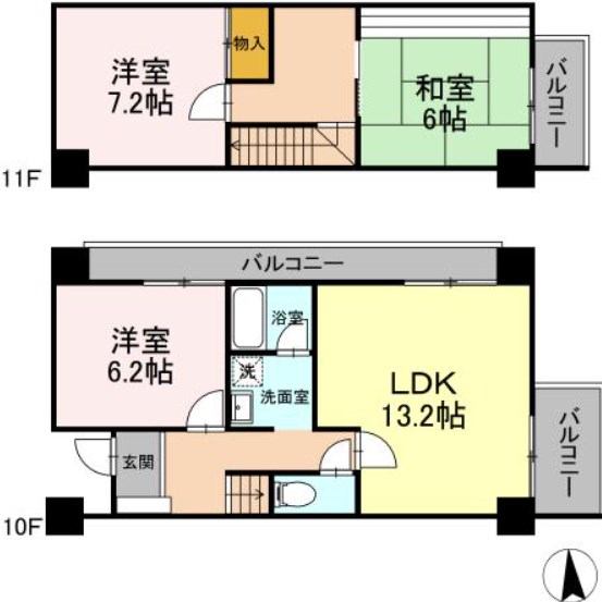 エイトジャパンシーダー 間取り図