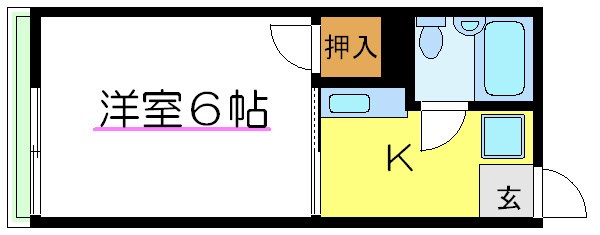 ホトコーポ1  間取り