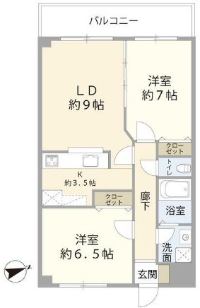 スプリングコート 間取り図