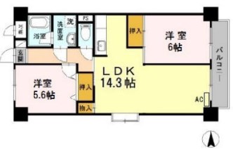 プレステージ南葛西 間取り図