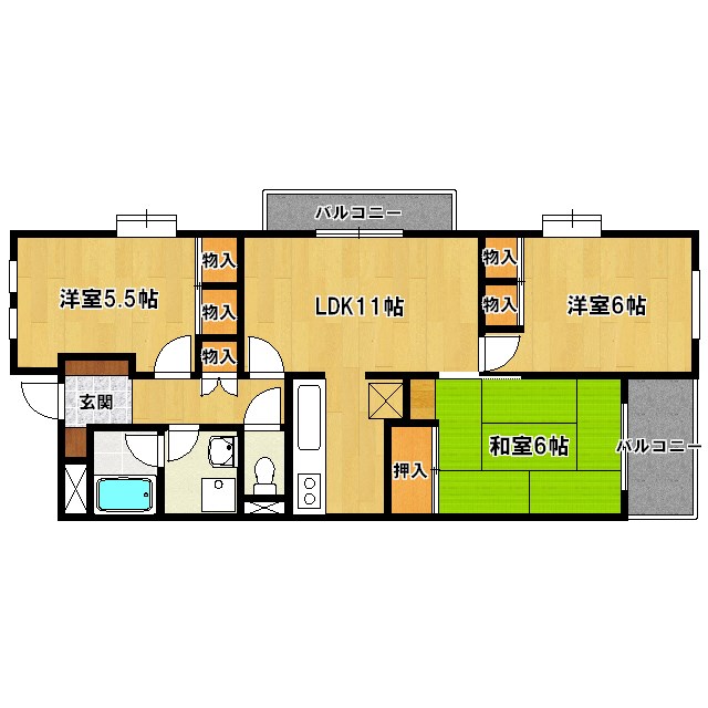 ブルックス東日暮里 間取り図