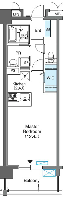 ロイヤルパークスリバーサイド 間取り図