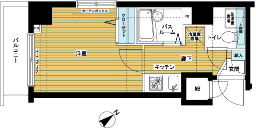 トーシンフェニックス八丁堀 間取り