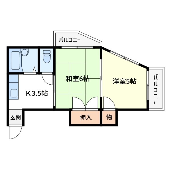 オレンジコーポ 間取り