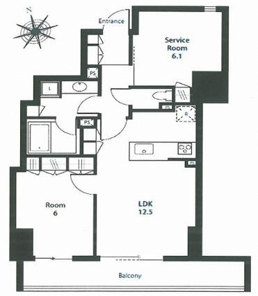 ステイシス町屋 間取り図