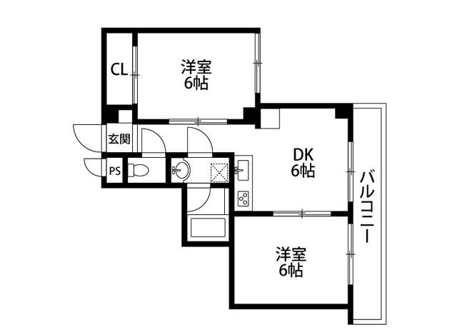 大江戸ハイツ東陽町 間取り図