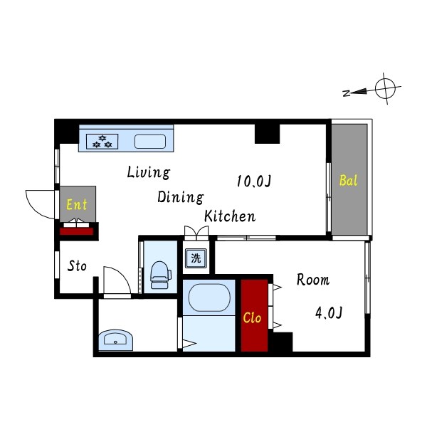 第一田中マンション 間取り図