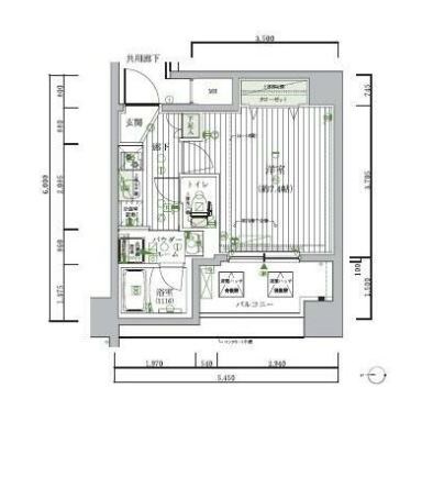 メインステージ木場公園 間取り図