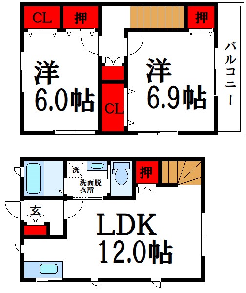 メディオⅡ  間取り図