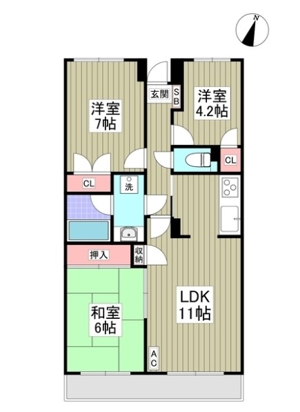 四つ木パーク・ホームズ    間取り図