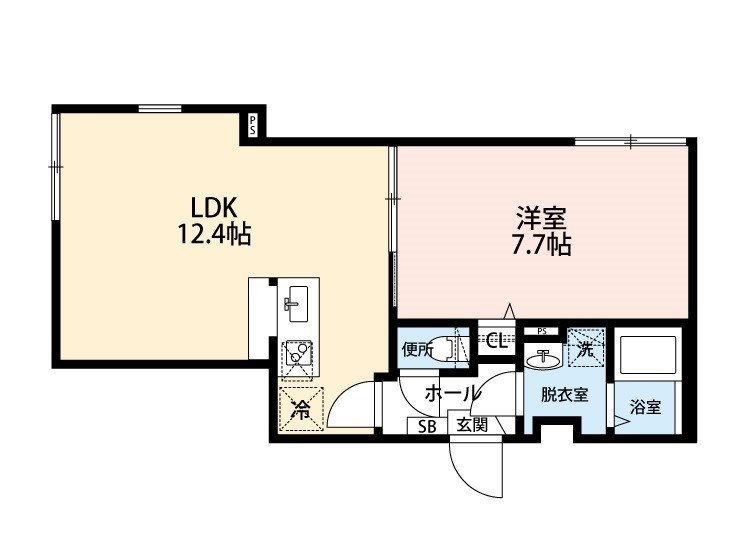 ライフタウン五反野 間取り図