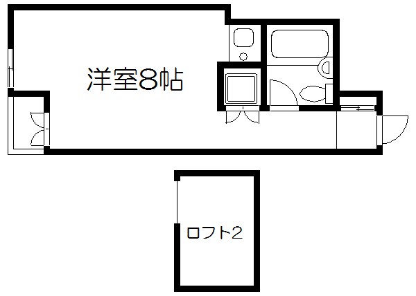 白稜ハイム 間取り図