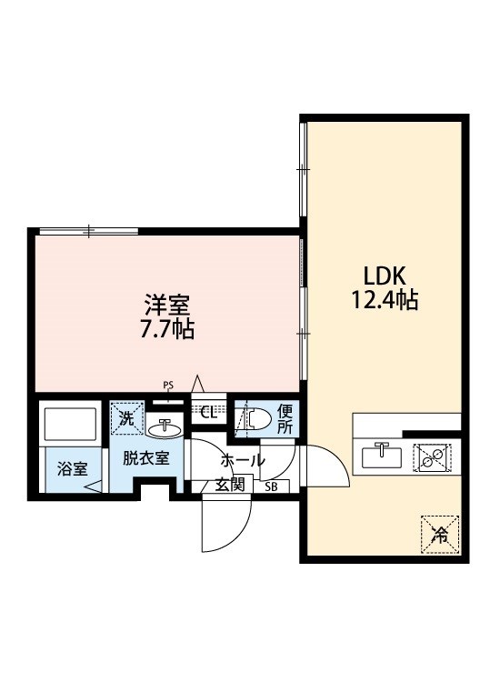 ライフタウン五反野 間取り図