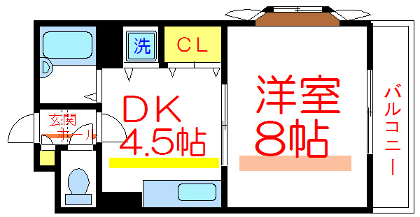 ドミール325  間取り