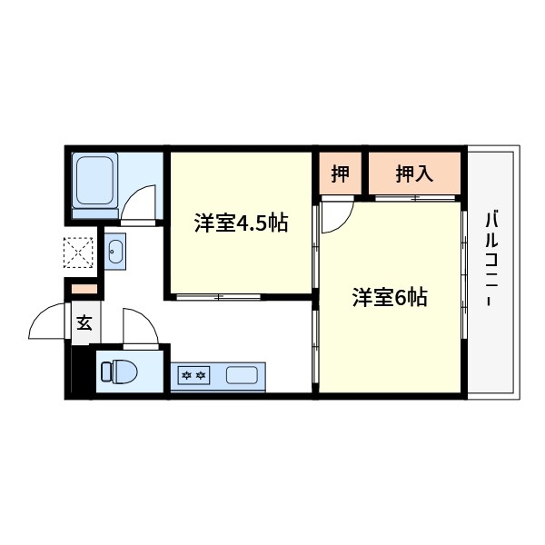 中葛西ビューハイム 間取り図