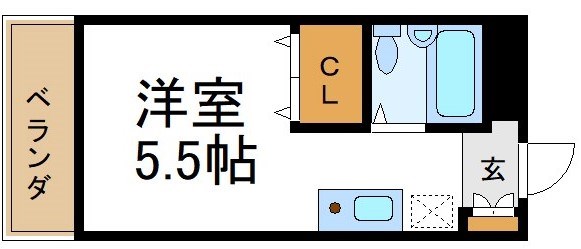 ハイムササキ 間取り図