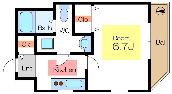 フォレストハイム 間取り図