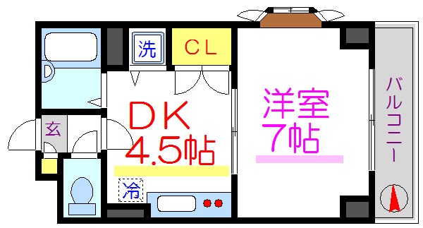 ドミール３２５ 間取り