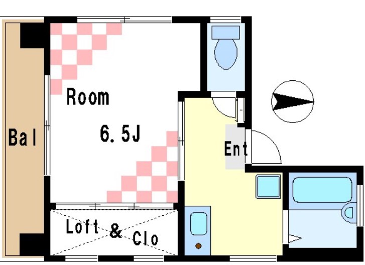 日修ビルⅡ 間取り図