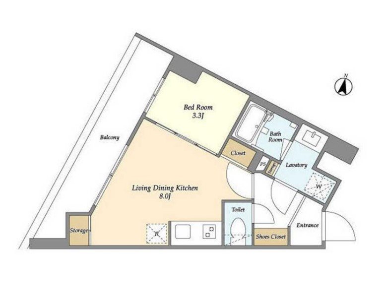 HF北千住レジデンス 間取り図