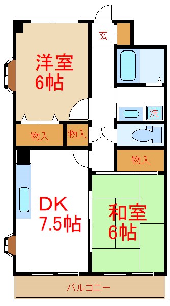 エステート西新井 間取り