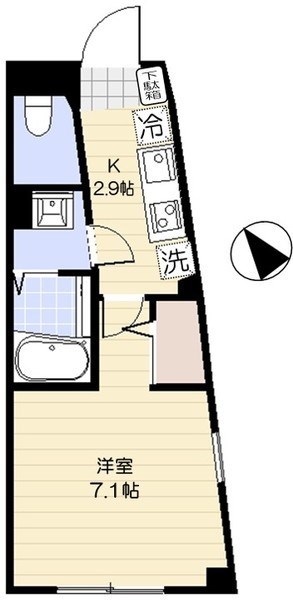 b&amp;#39;CASA Kitasenju 間取り図