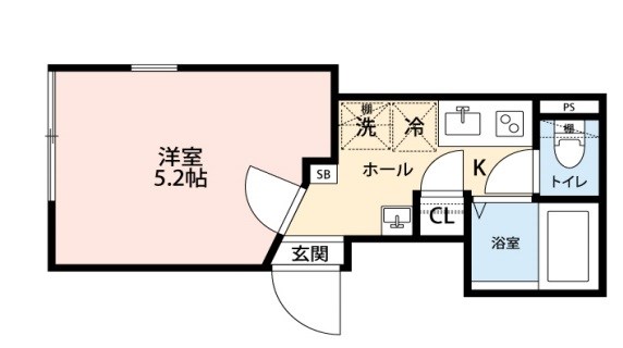 グランクオール日ノ出町 間取り図