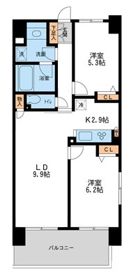 レジディア南千住 間取り図