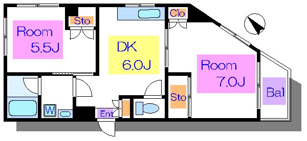 都築ビル 間取り図