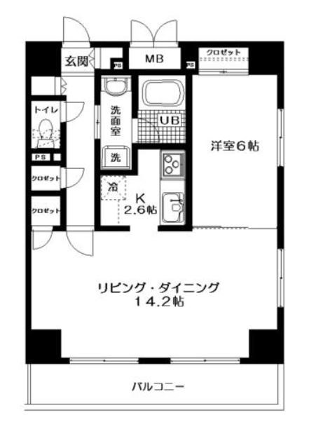 レクレドール豊洲 間取り図