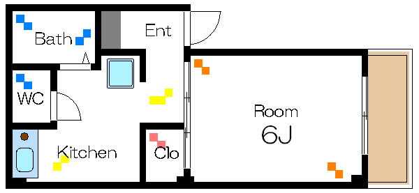 東陽ハイム 間取り図