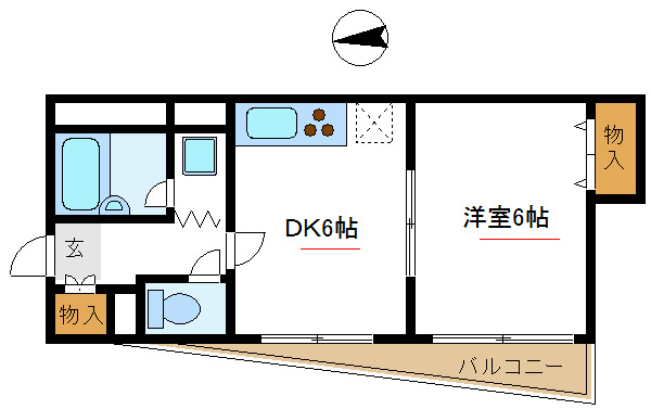 メゾントルチュベルト  間取り